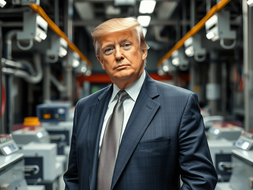 TRUMP SE HA AUTOPROCLAMADO COMANDANTE EN JEFE DE LA INDUSTRIA DE LOS&nbsp;CHIPS.