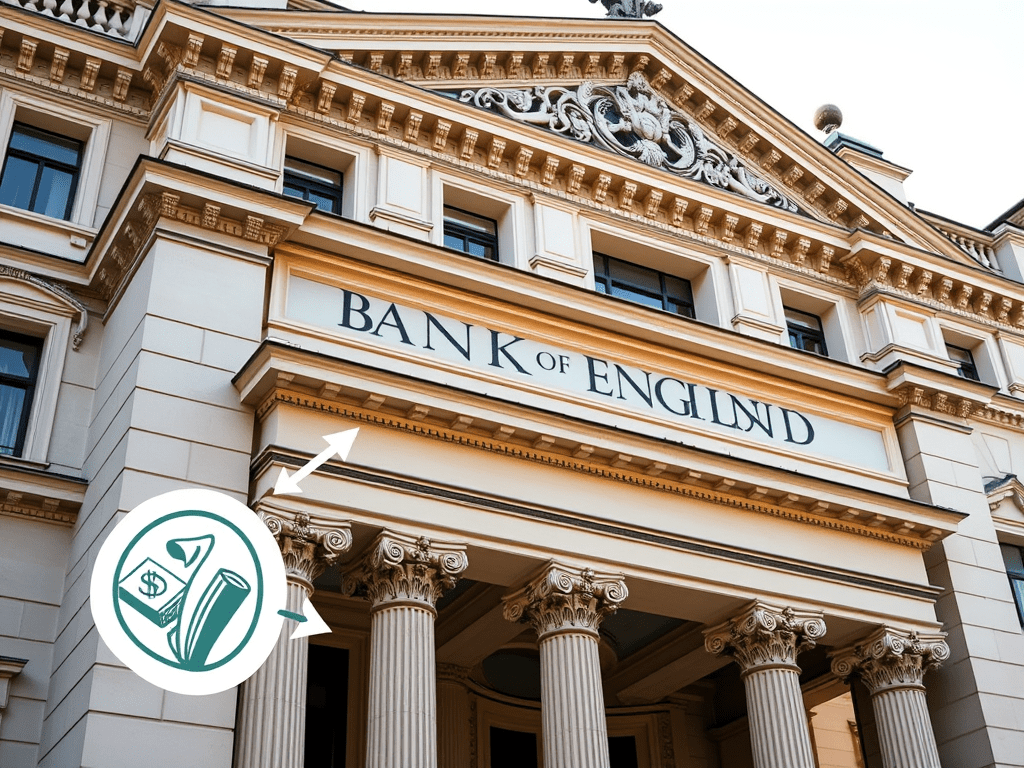 EL BANCO DE INGLATERRA MANTIENE SU TASA DE INTERES, PERO REDUCE LA VENTA DE&nbsp;BONOS.