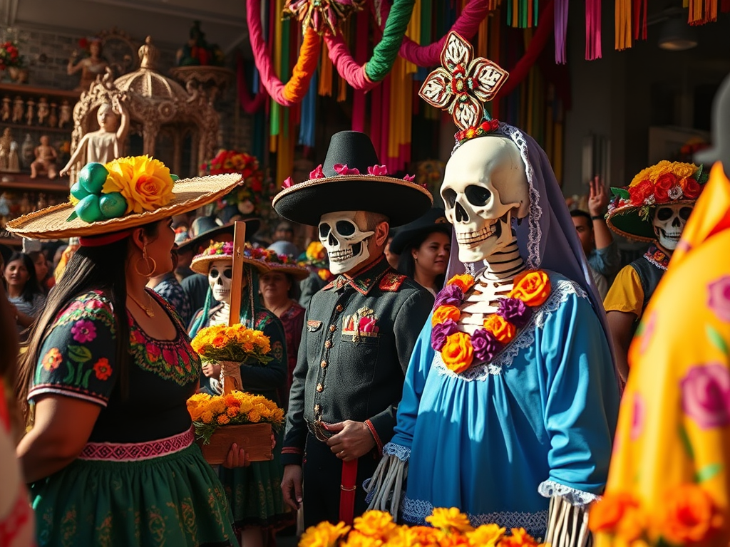 OAXACA HONRA LA MUERTE CON ARTE, CULTURA Y TRADICIÓN:”LA FIESTA MÁS VIVAS DE&nbsp;TODAS”.