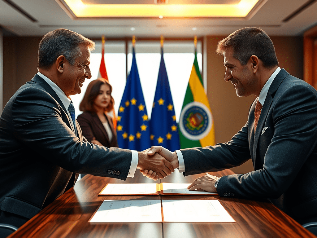 EL ACUERDO COMERCIAL UE-MERCOSUR SE APLICARÁ PROVISIONALMENTE A PARTIR DEL 1° DE&nbsp;MAYO.