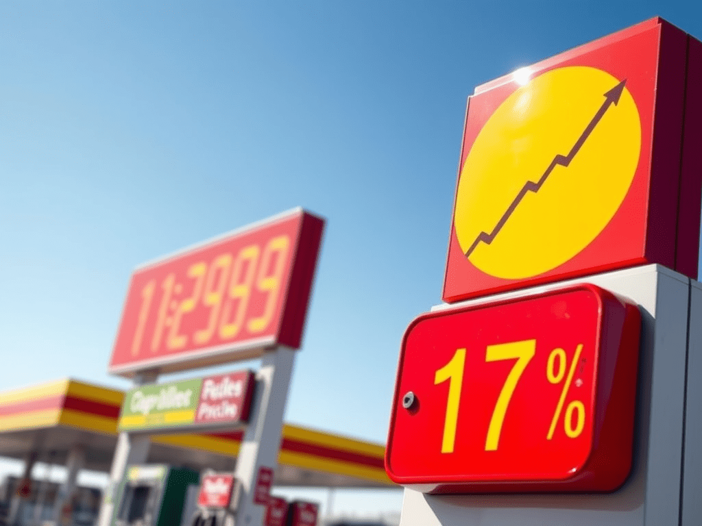 LOS PRECIOS DE LA GASOLINA EN EE.UU. VUELVEN A SUBIR: HAN SUBIDO UN 17% DESDE QUE COMENZÓ EL&nbsp;COFLICTO.
