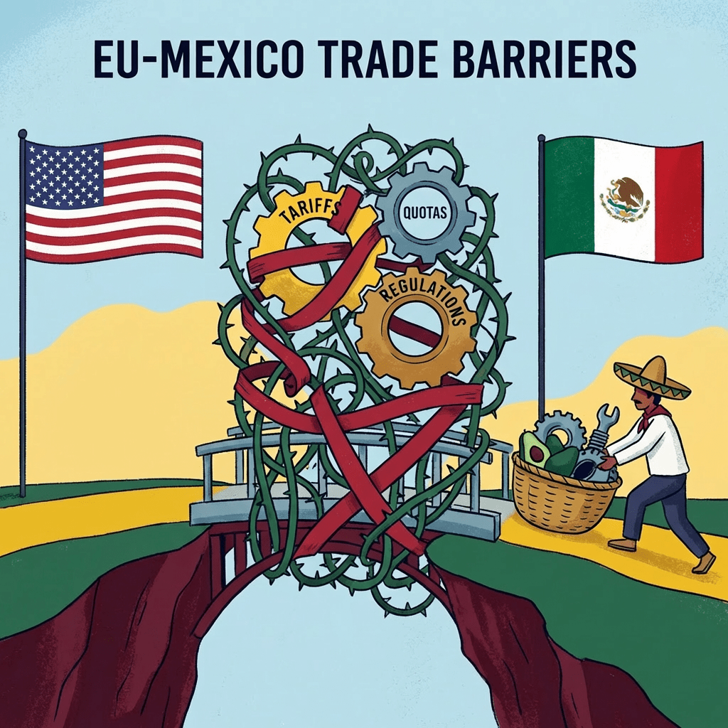 EU DETECTA MÁS TRABAS AL COMERCIO EXTERIOR POR PARTE DE MÉXICO.