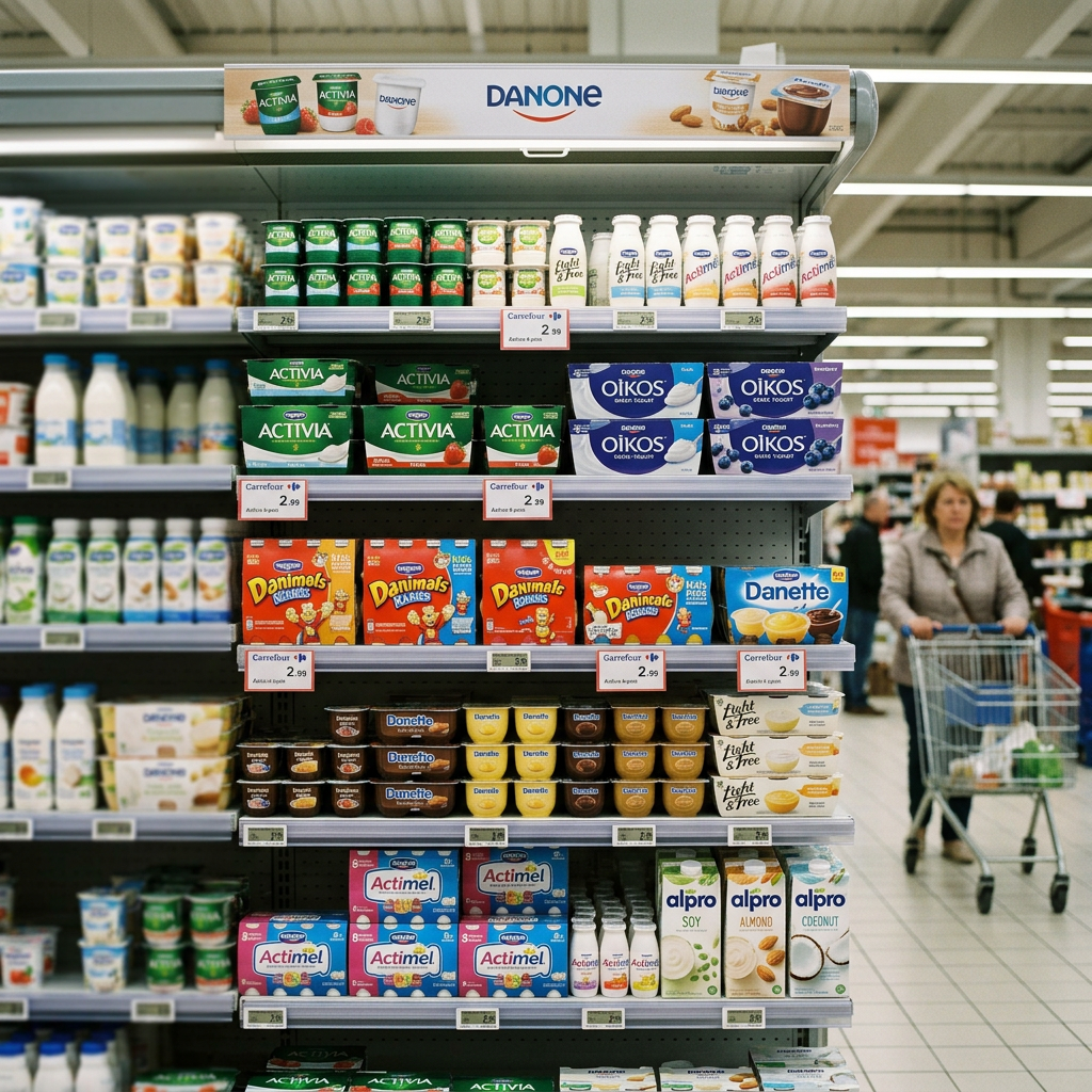 DANONE REDUCE 2% SUS VENTAS EN EL PRIMER TRIMESTRE POR EL LASTRE DEL TIPO DE&nbsp;CAMBIO.