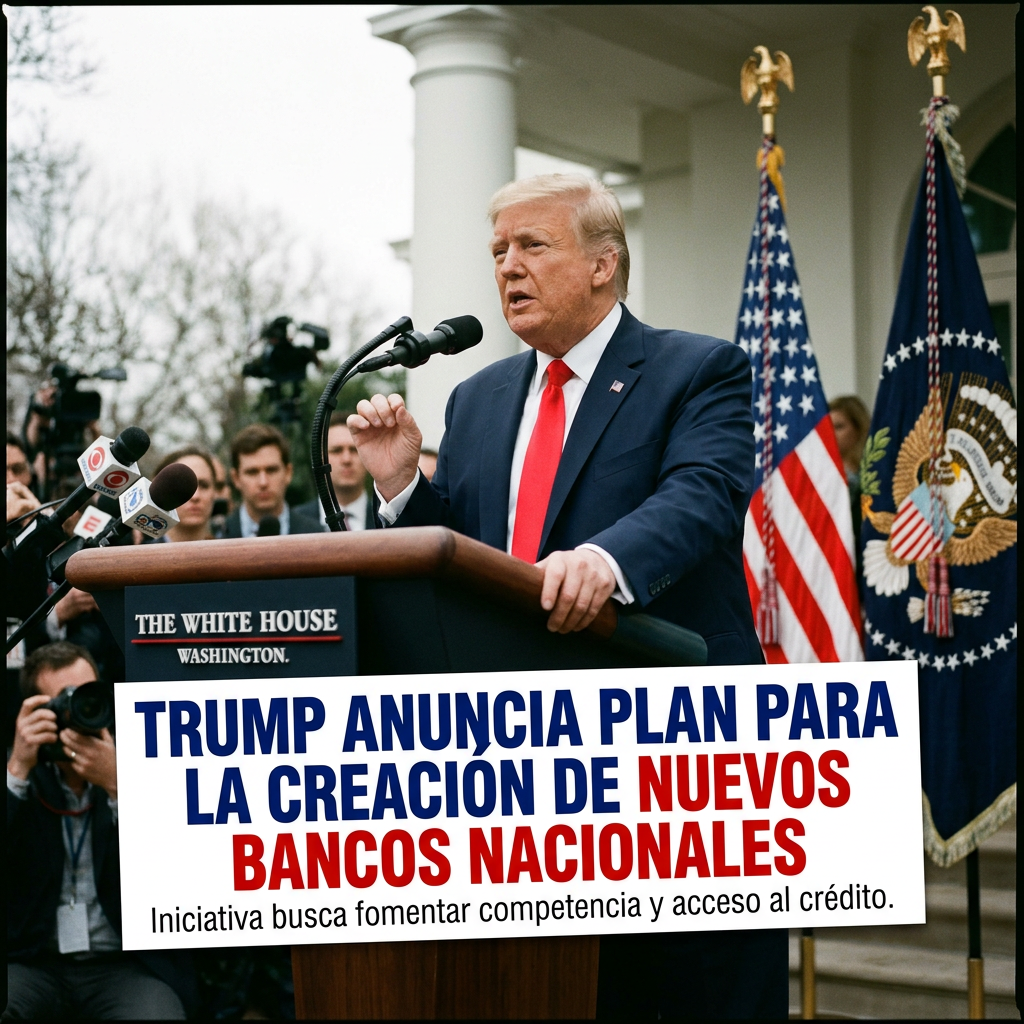 TRUMP QUIERE CREAR MÁS BANCOS. MUCHAS EMPRESAS ESTÁN ATENDIENDO A SU LLAMADO.
