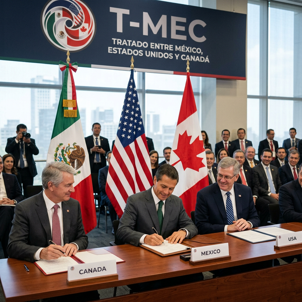 T-MEC PODRÍA ENTRAR EN REVISIONES POR UNA DÉCADA: EXPERTO.