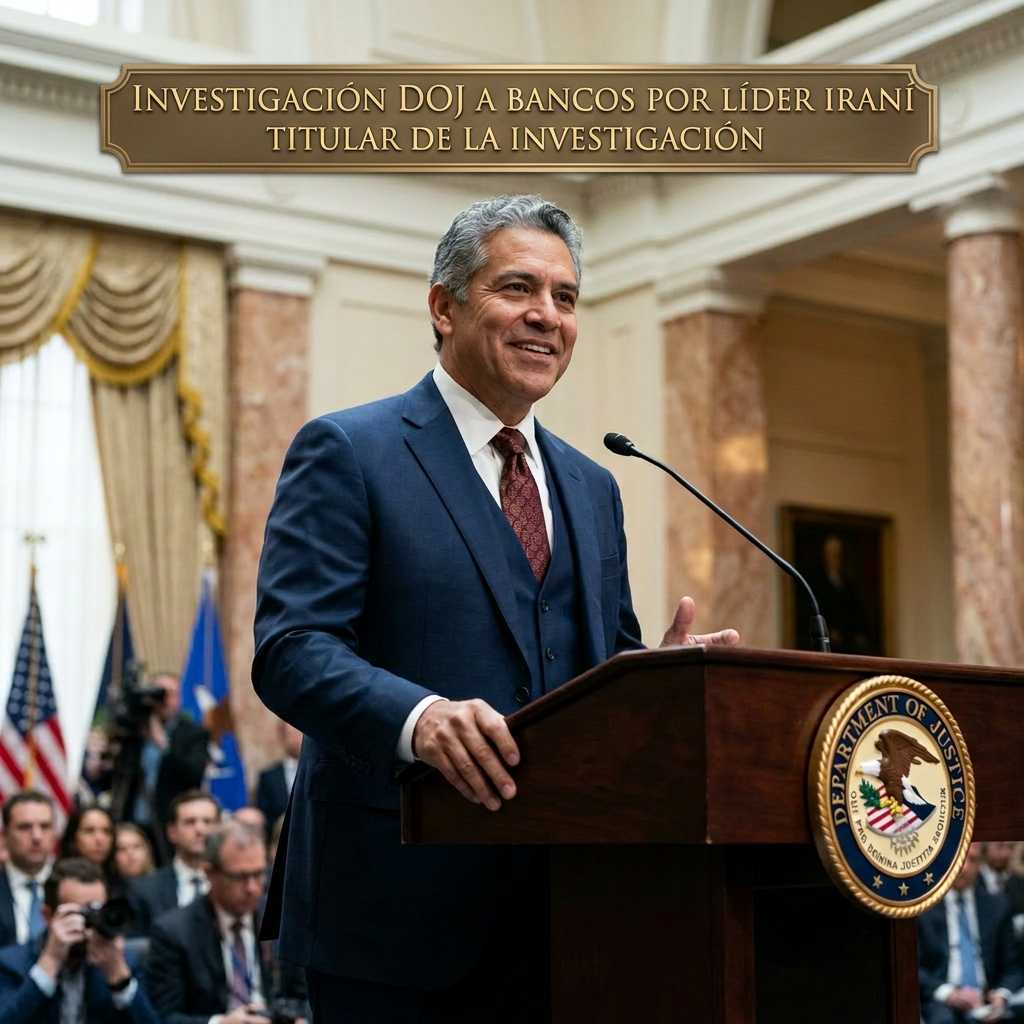 EL DEPARTAMENTO DE JUSTICIA INVESTIGA A BANCOS ESTADOUNIDENSES POR TRANSACCIONES VINCULADAS AL LÍDER SUPREMO DE IRÁN, SEGÚN INFORMA BLOOMBERG NEWS.