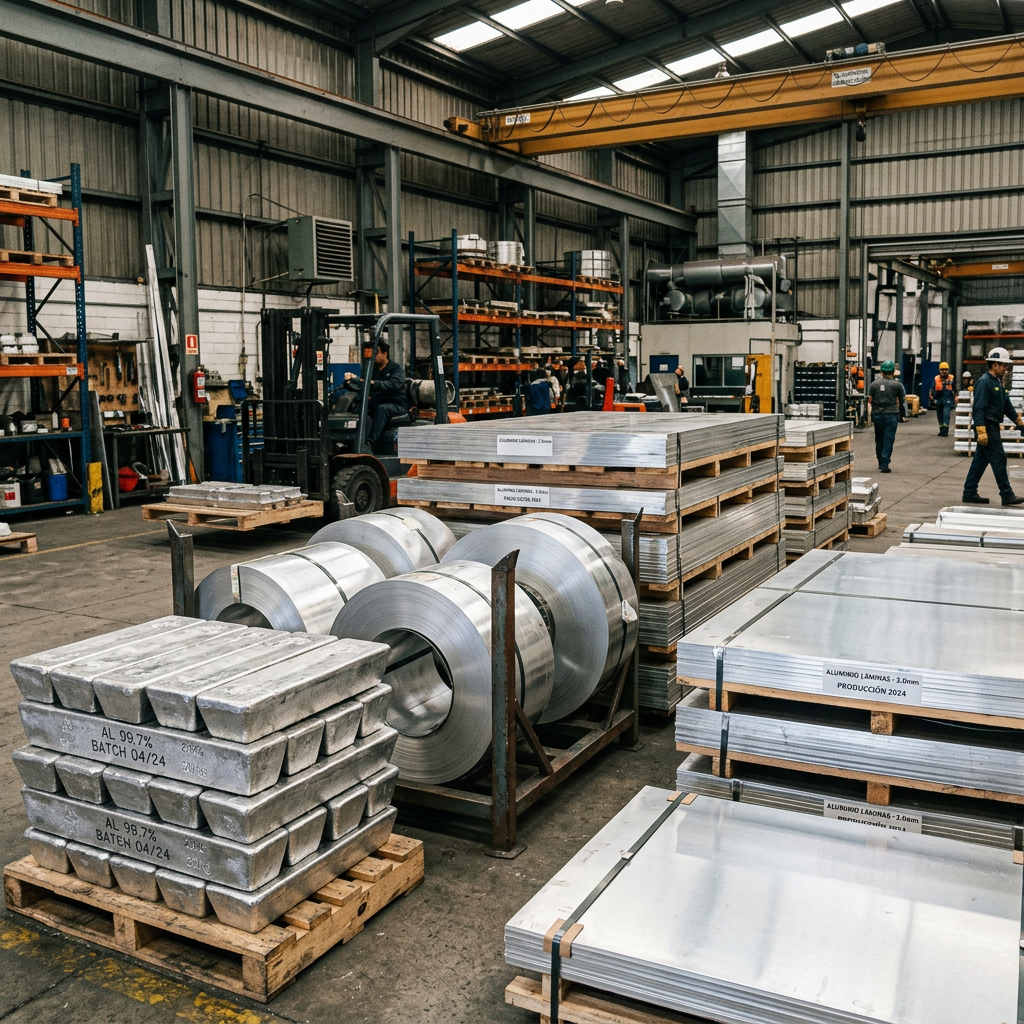 ALUMINIO CAE A MÍNIMO DE TRES MESES ANTE PERSPECTIVAS DE OFERTA DEL GOLFO.