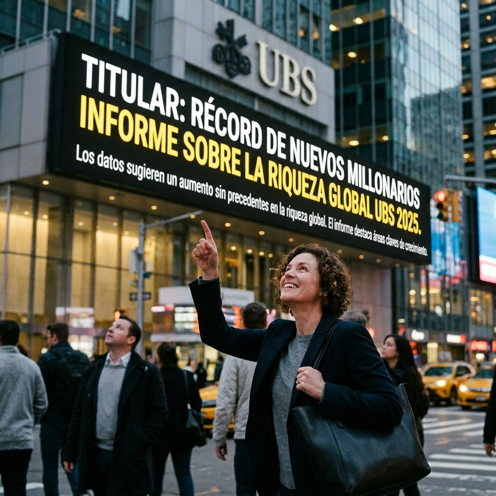 NÚMERO DE NUEVOS MILLONARIOS EN EL MUNDO ROMPIÓ RÉCORD EN 2025: UBS.