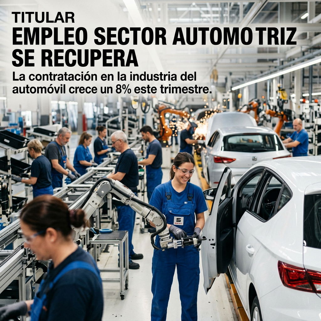 SE RECUPERA EL EMPLEO EN EL SECTOR AUTOMOTRIZ.