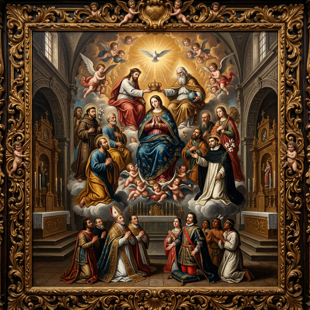 Pintura novohispana religiosa colonial mexicana