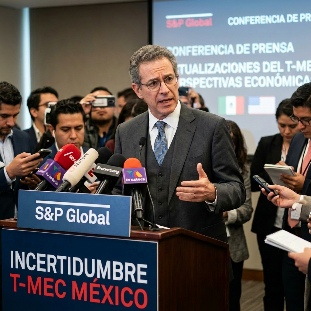 S&P VE INCERTIDUMBRE PARA MÉXICO DEBIDO AL T-MEC.