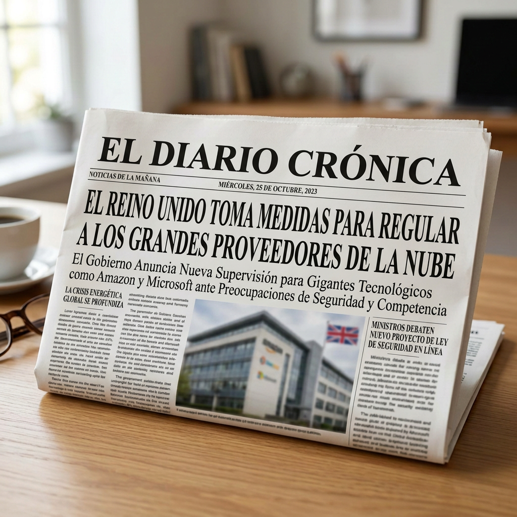 EL REINO UNIDO REGULARÁ A LOS PROVEEDORES DE SERVICIOS EN LA NUBE MICROSOFT, GOOGLE Y OTROS PARA PROTEGER SU ESTABILIDAD FINANCIERA.
