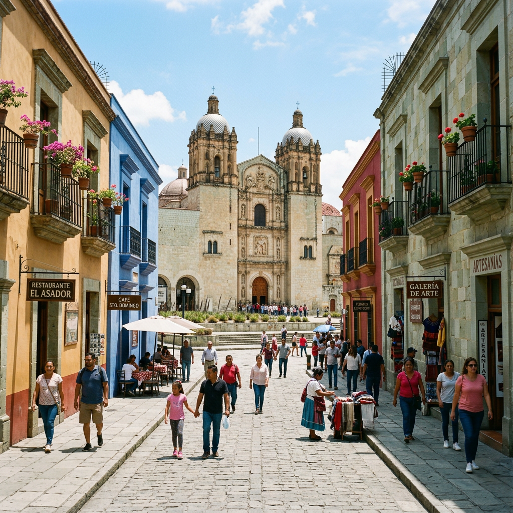 DECENAS MARCHAN EN OAXACA CONTRA LA GENTRIFICACIÓN Y TURISMO MASIVO.