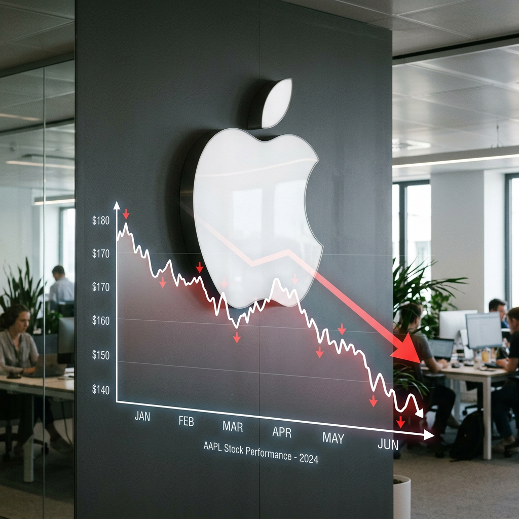 APPLE SE DESPLOMA MIENTRAS LOS PROBLEMAS EN LA CEDENA DE SUMINISTROS EMPAÑAN LAS PREVICIONES EN LOS ÚLTIMOS RESULTADOS DE COOK COMO CEO.
