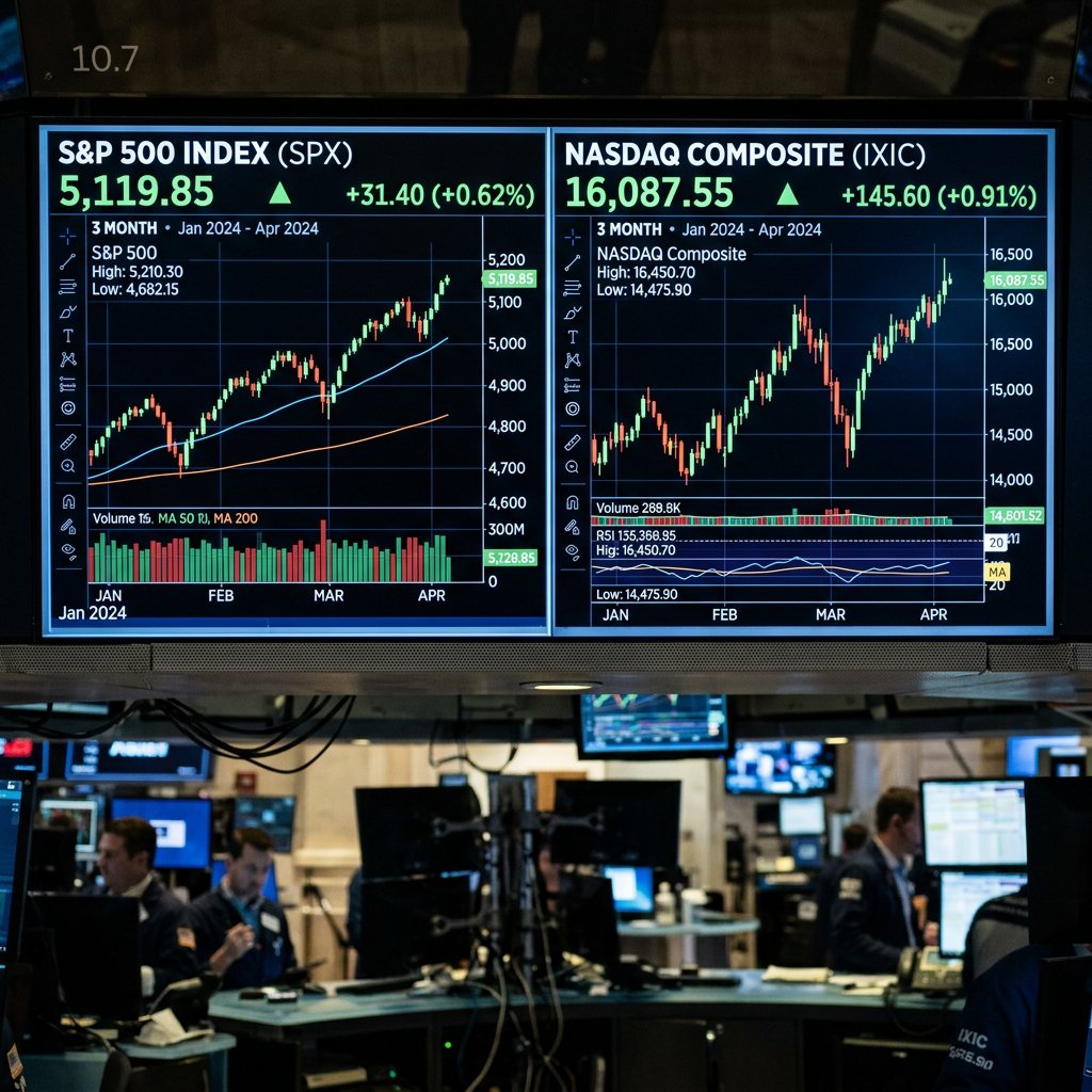 LOS FUTUROS DEL S&P 500 Y DEL NASDAQ SUBEN LIGERAMENTE MIENTRAS LOS MERCADOS SIGUEN DE CERCA LA SITUACIÓN EN HORMUZ.