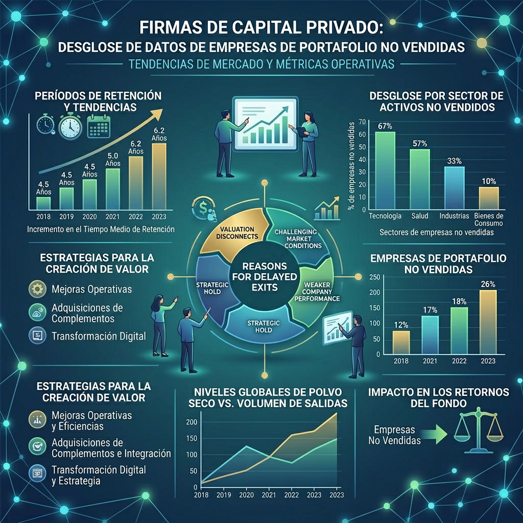 LAS FIRMAS DE CAPITAL PRIVADO TIENEN 33.575 EMPRESAS SIN VENDER.