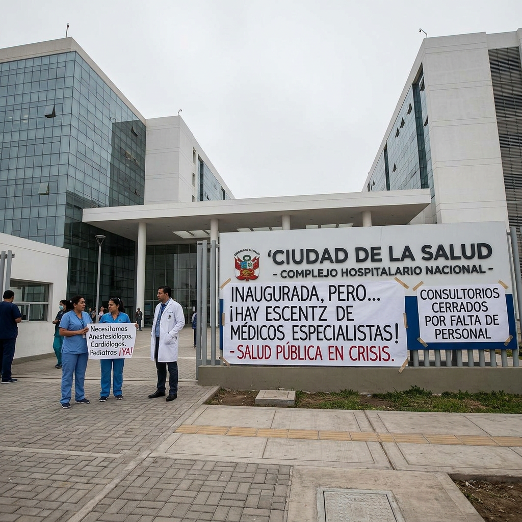 CONSTRUYEN CIUDAD DE LA SALUD, PERO FALTAN ESPECIALISTAS.