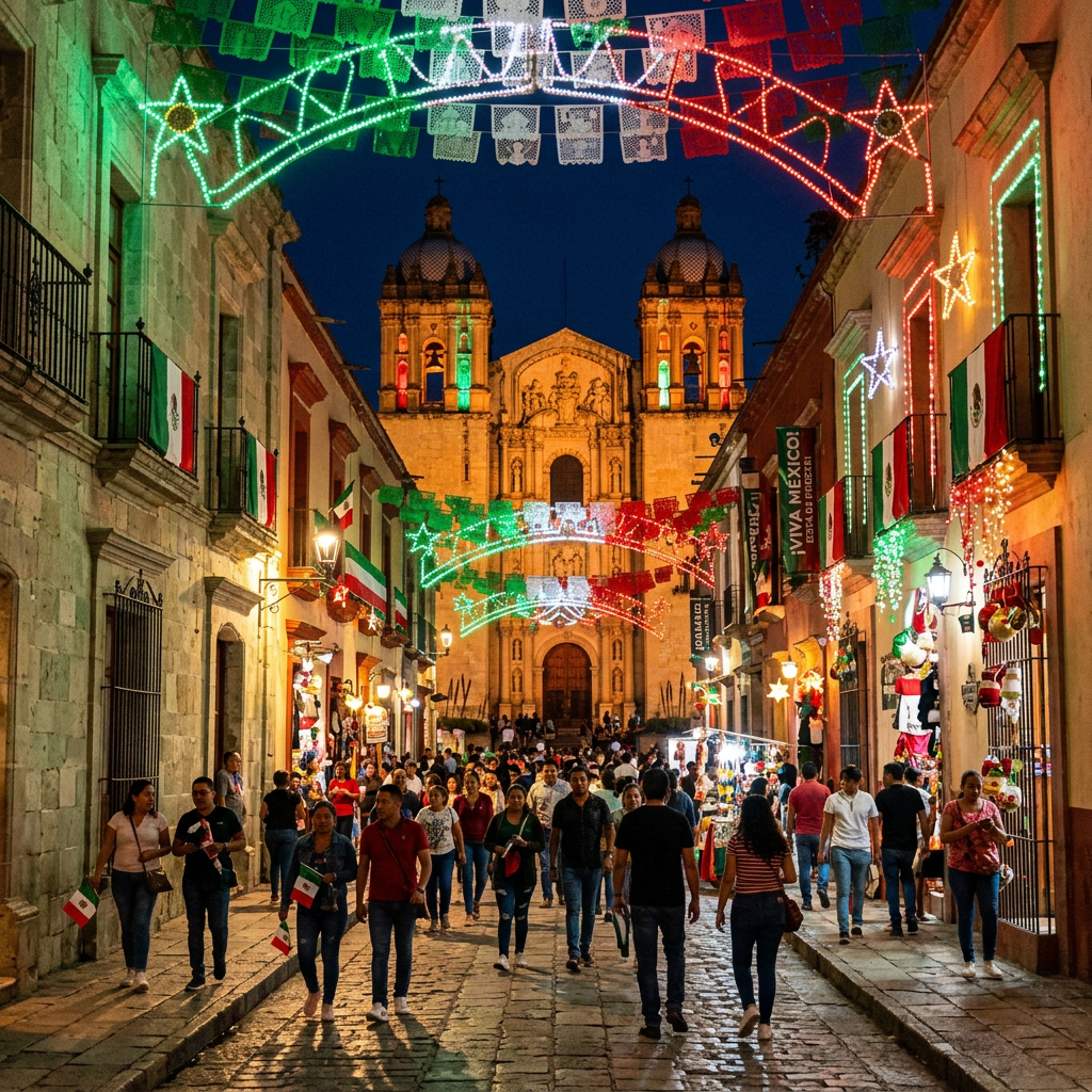 ADORNOS POR FIESTAS PATRIAS CUESTAN 4.2 MILLONES DE PESOS.