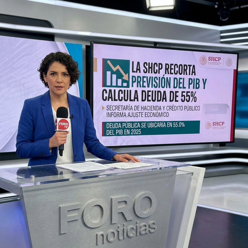 LA SHCP RECORTA PREVISIÓN DEL PIB Y CALCULA DEUDA DE 55%.
